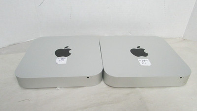 APPLE A1347 Mac mini i7-4578U 3GHz 8GB RAM NO SSD LOT OF 2 NO BACK PLATES