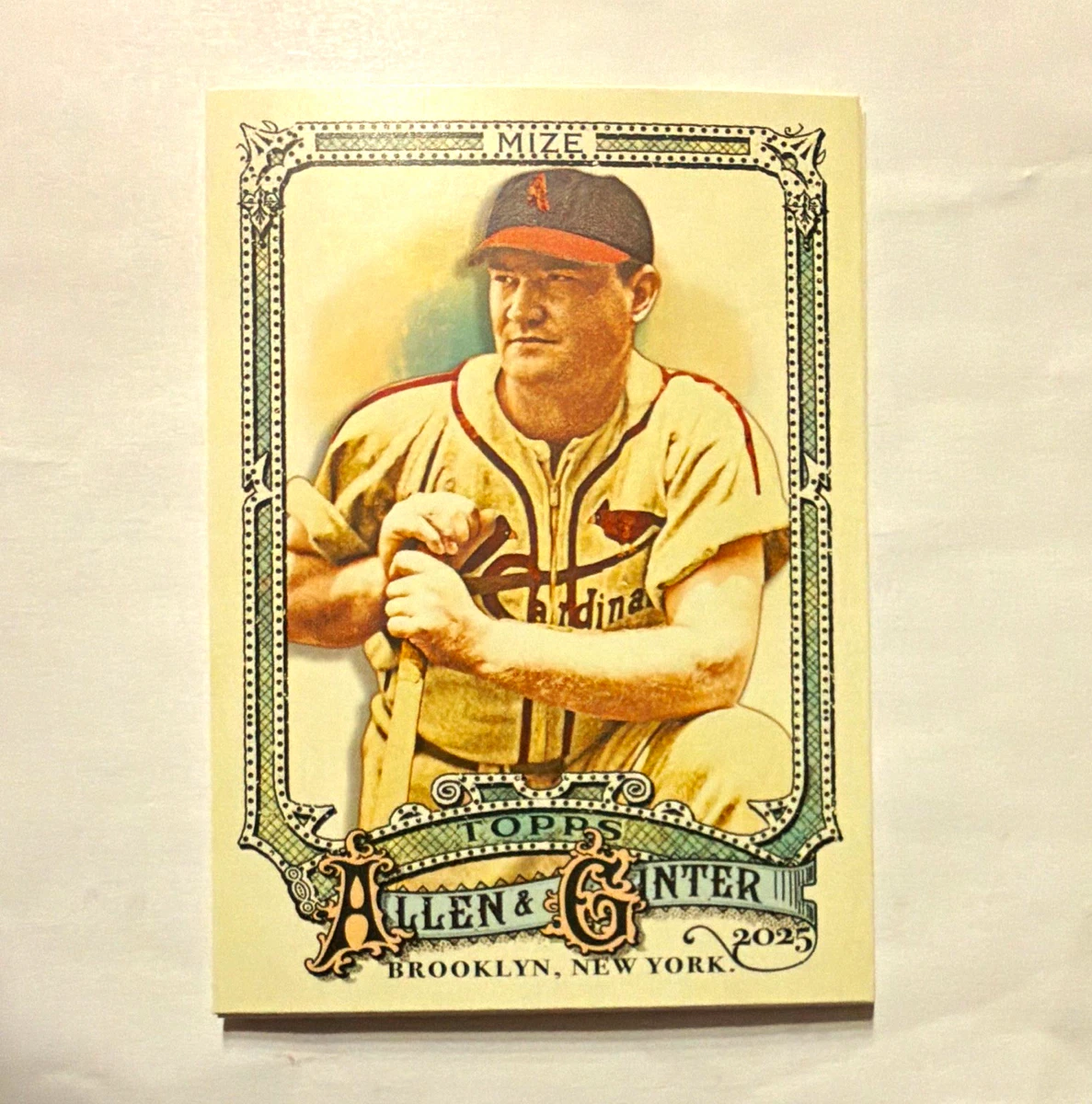 Topps MLB Allen & Ginter 2025 Johnny Mize #344 Cardenales de San Luis