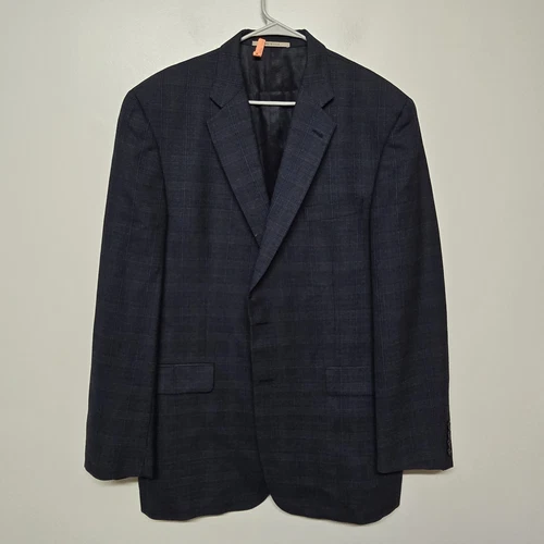 Blazer cappotto uomo Burberry London Kensington lana a quadri 2 bottoni taglia 44L lusso