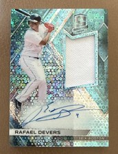 RAFAEL DEVERS 2018 Panini Spectra Patch Jersey on-card AUTOGRAPH #73/99 GIANTS