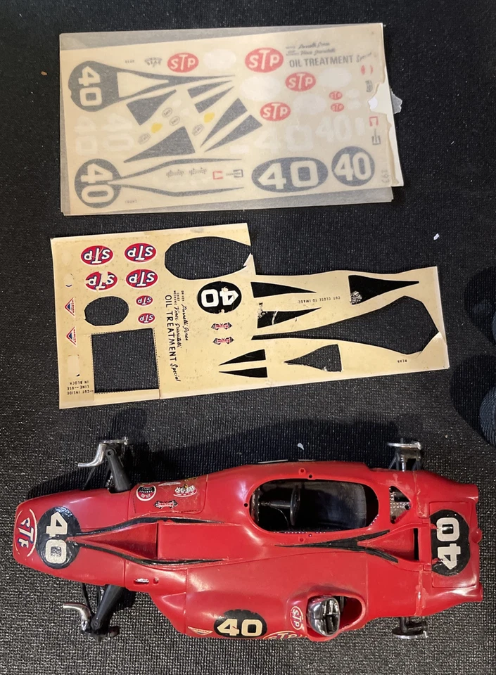 Built MPC 1968 Indy STP Turbine Andy Granatellis Car No. 40 Model Kit 3000 1/20 - Image 3 of 4