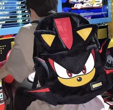 Mochila Sónica Shadow The Hedgehog Peluche Suave Personajes Anime Niños Bolso Escolar