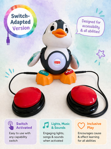 Switch Adapted- Fisher-Price Linkimals Cool Beats Penguin- SLP Created