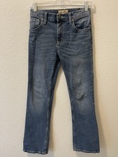 Wrangler 20X Jeans Boys 12 Blue Slim Straight Pants Med Wash Denim