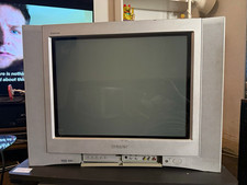Sony Trinitron KV-20FV300 CRT Color Television TV NO REMOTE/broken front cover