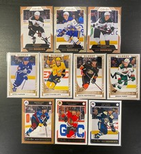 O-Pee-Chee glossy and glossy rookies hockey card lot(10)