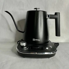 Nicebay SK-0804 Electric Gooseneck Electric Kettle w/ Heating Base Black TESTED