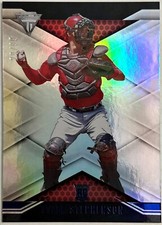 2021 Panini Chronicles Titanium Blue Rookie RC /99 Tyler Stephenson #2 Reds