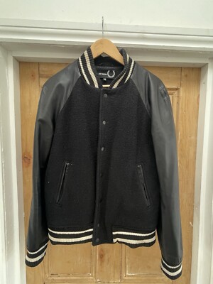 Bomber Jacket Raf Simons Letterman Jacket Raf Simons X Fred Perry