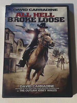 All Hell Broke Loose - David Carradine (DVD )
