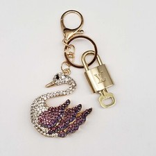 Louis Vuitton Gold Lock Authentic LV Key Unbranded Swan Bag Charm