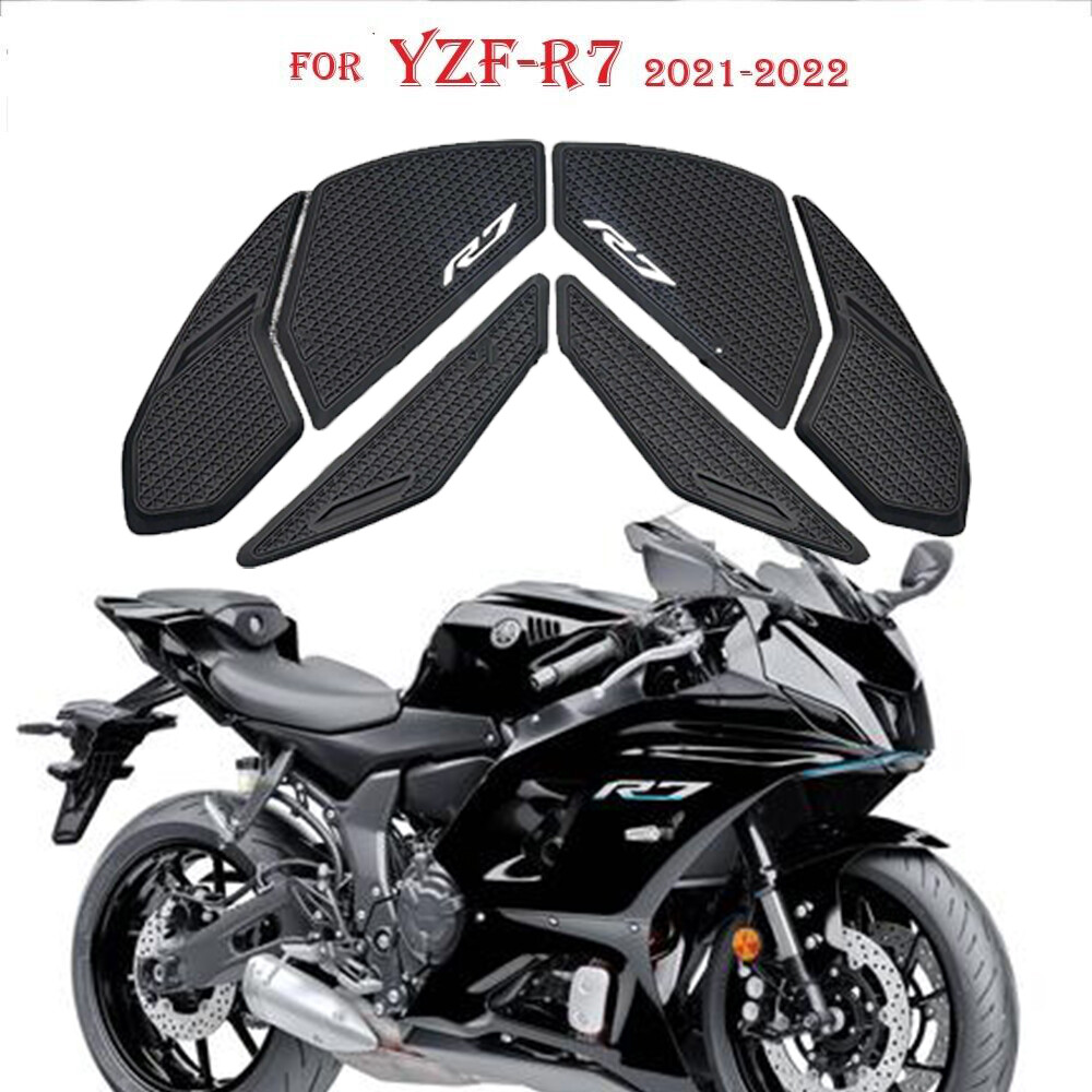 Motorcycle Fuel Tank Pad For Yamaha YZF R7 2022 Sticker Decal Knee 