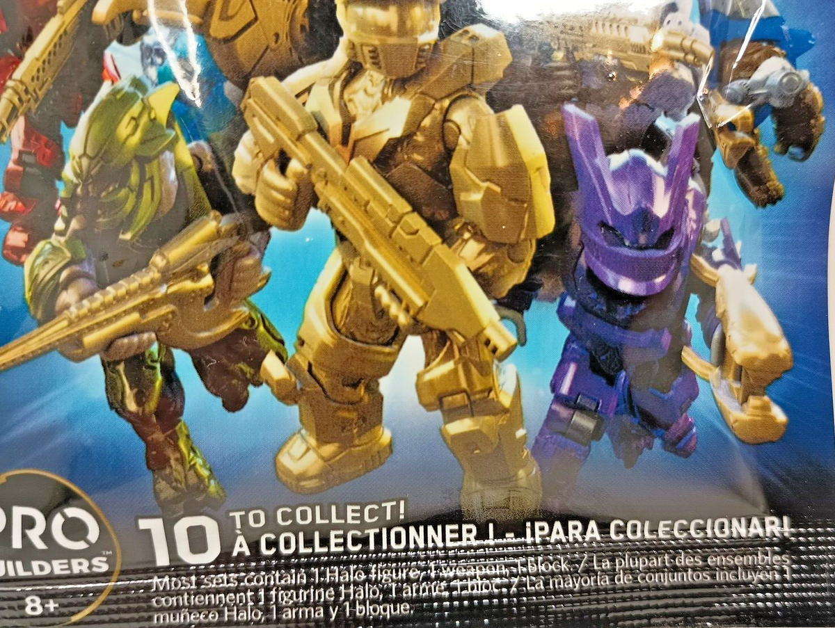Figurine Mega Construx Halo 10th Anniversary - Grunt Bleu - Sachet Surprise Neuf