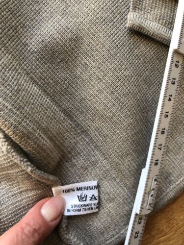 Annette Görtz Cardigan Strickjacke ca. 38/40 Beige 100% extrafeine Merinowolle - Bild 6 von 8