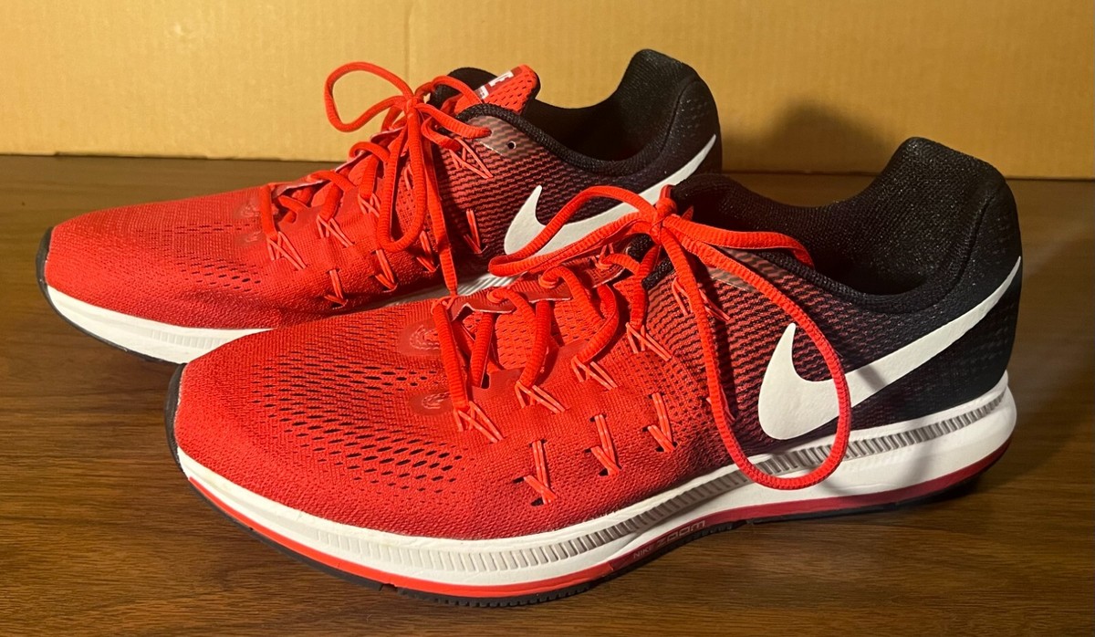 Nike Zoom Pegasus 33 Red Nike Mens Air Zoom Pegasus 33 (831352-601
