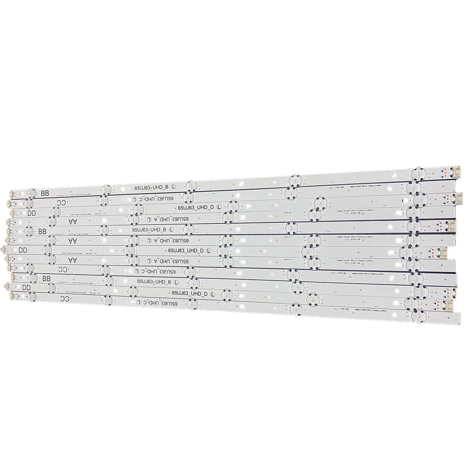 Barra de LED (12) para LG, 65UJ6320, 65UJ634T, 65UJ6309, 65UJ632T, 65UJ633T, 65UJ6300, 65UJ630V