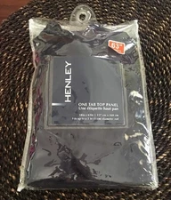 Bed Bath and Beyond Henley Navy Blue Tab Top Panel Curtain 63" Length 