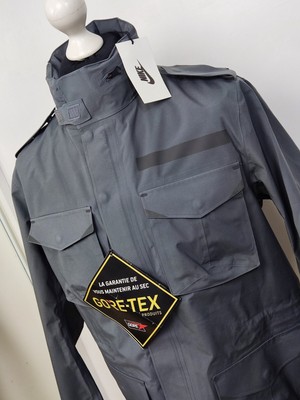 NIKE NIKELAB M65 GORE-TEX Military Waterproof Jacket Grey - XL - CQ7653-065 | eBay