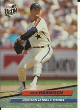 1992 FLEER ULTRA Baseball Card #204 Pete Harnisch ASTROS