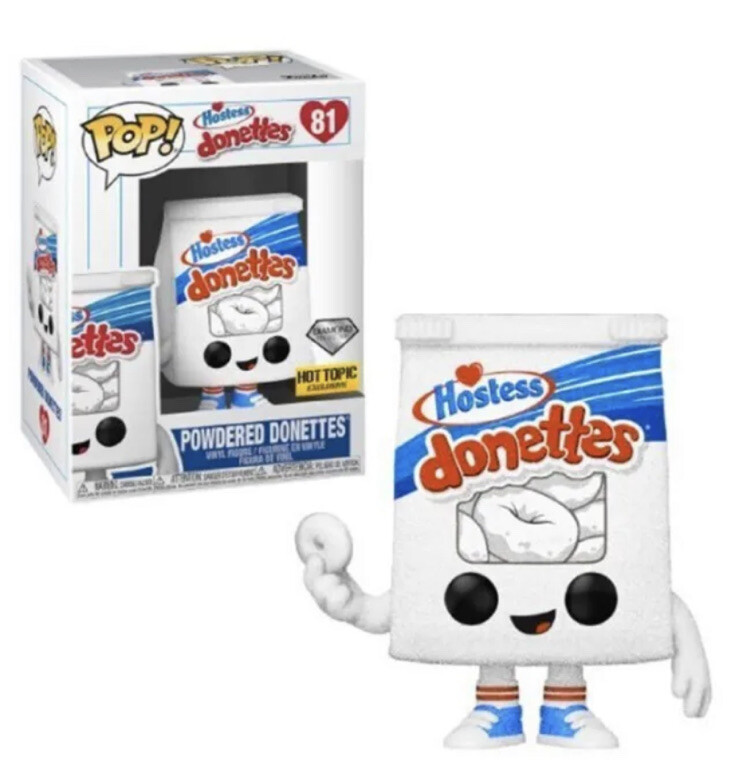 Funko Pop Hostess Donettes Powdered Donettes 81 Hot Topic Exclusive Collect New
