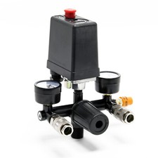 Régulateur de pression avec pressostat pour compresseur Pressostat 2 afficheurs