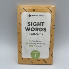 Sight Word Flashcards 100 Words - New/Sealed - 1st Grade - Think Tank Scholar