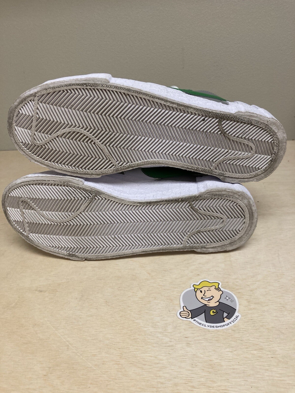 SACAI X NIKE Taglia 9 Nike sacai x blazer basso classico verde