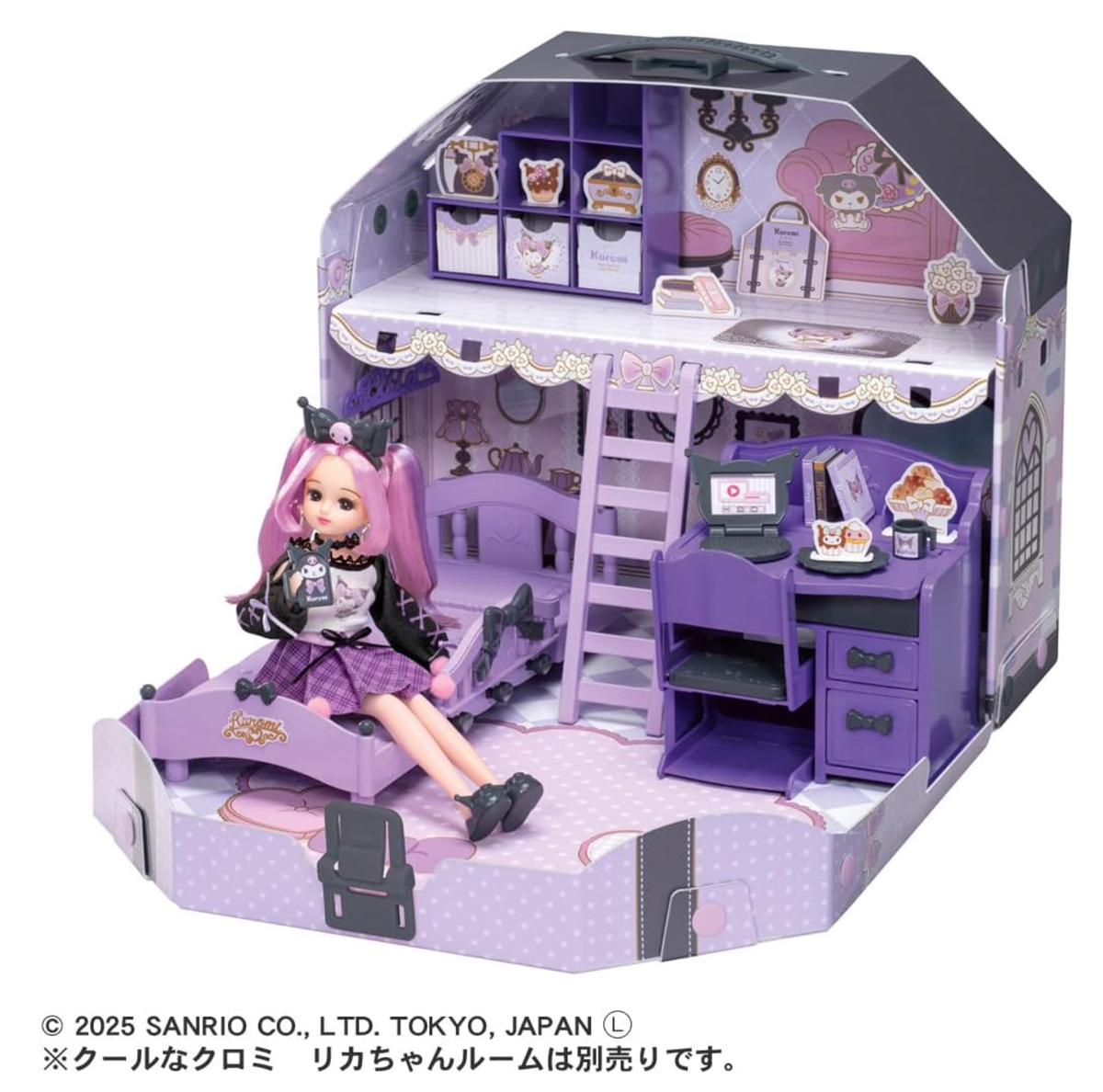 Takara Tomy Sanrio Cool Kuromi Style Licca chan Doll LD-11 2025