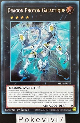 Yu-Gi-Oh! Karte GALAKTISCHER PHOTONENDRACHE MP24-FR070 Secret Rare NEU