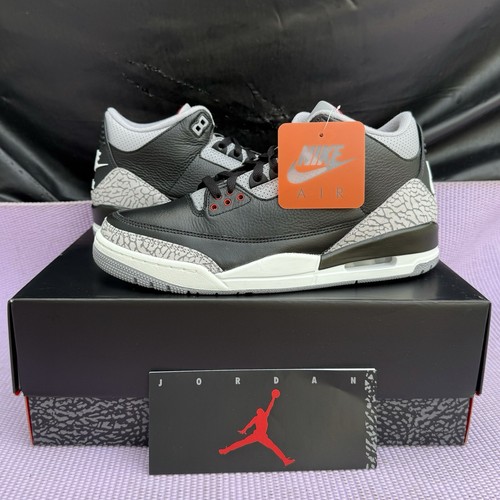 Size 10.5 - Nike Air Jordan 3 Retro OG 2024 Black Cement