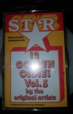12 GOLDEN OLDIES VOL.5 Original Artists Cassette