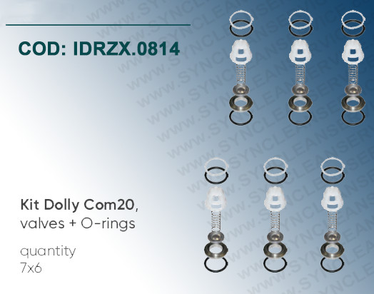 Kit Manutenzione Valvole Comet TW 5025.0020 Idrobase ZX.0814 Dolly