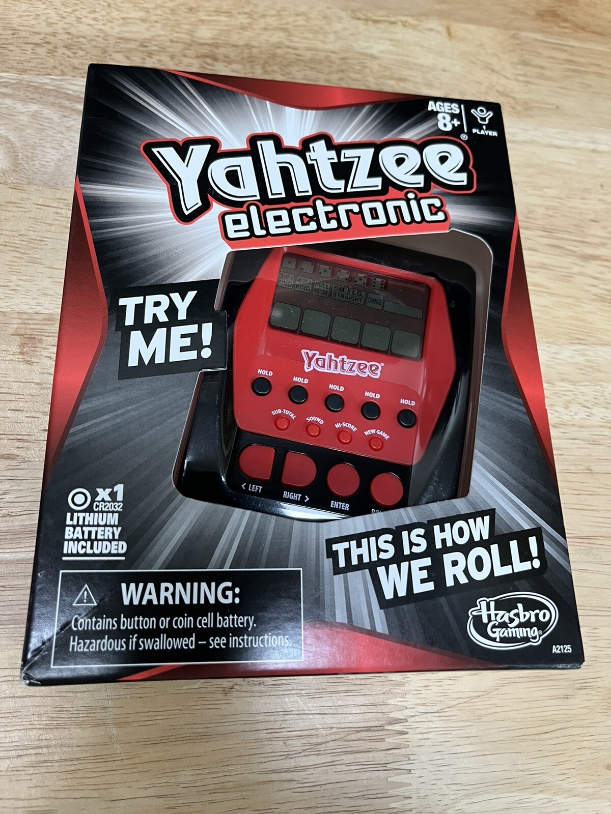 Yahtzee Electronic Hand Held Game Hasbro New 653569813309 eBay