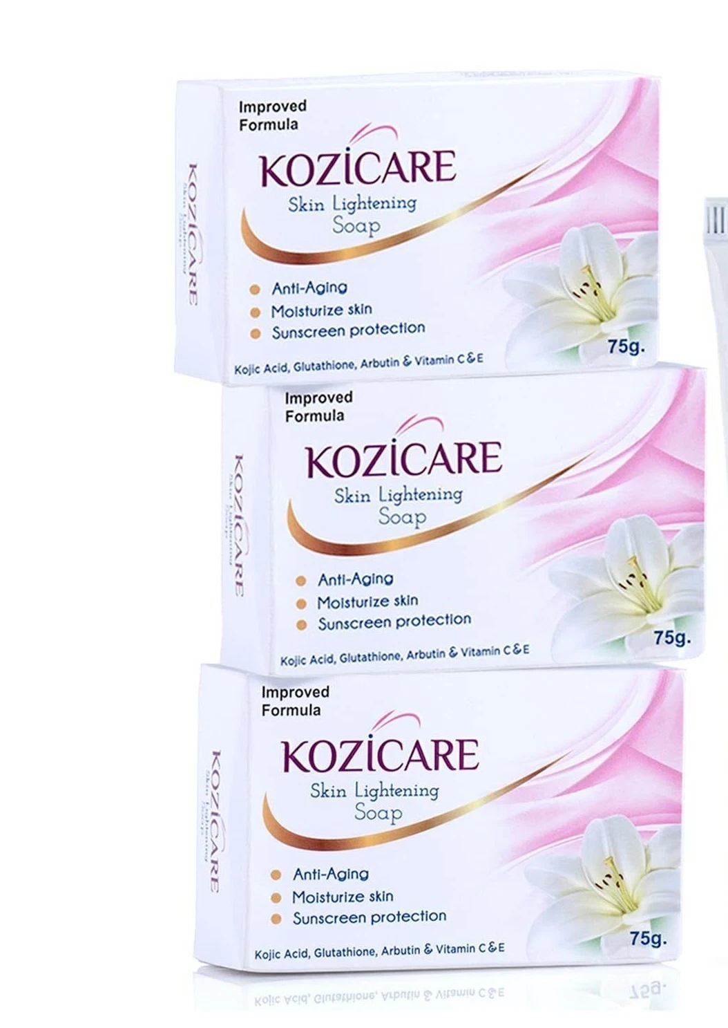 Kozicare Skin Lightening Soap 75g each | 3 Soap ll US SHIP