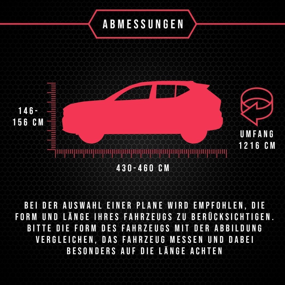 Telone Copri Auto Garage Copertura Garage Portatile Per Auto XL In Poliestere - Telone Protettivo Traspirante, Custodia Completa Telo Copri - Foto 11