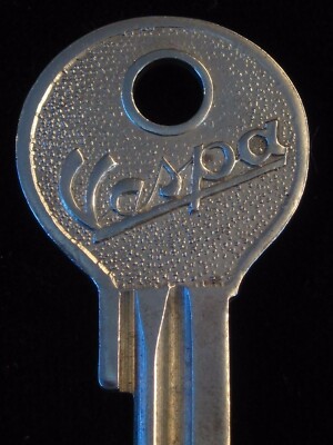63V early VESPA Scooter Steering Lock LOGO KEY BLANK GS VL VBA-B VNA-B Allstate