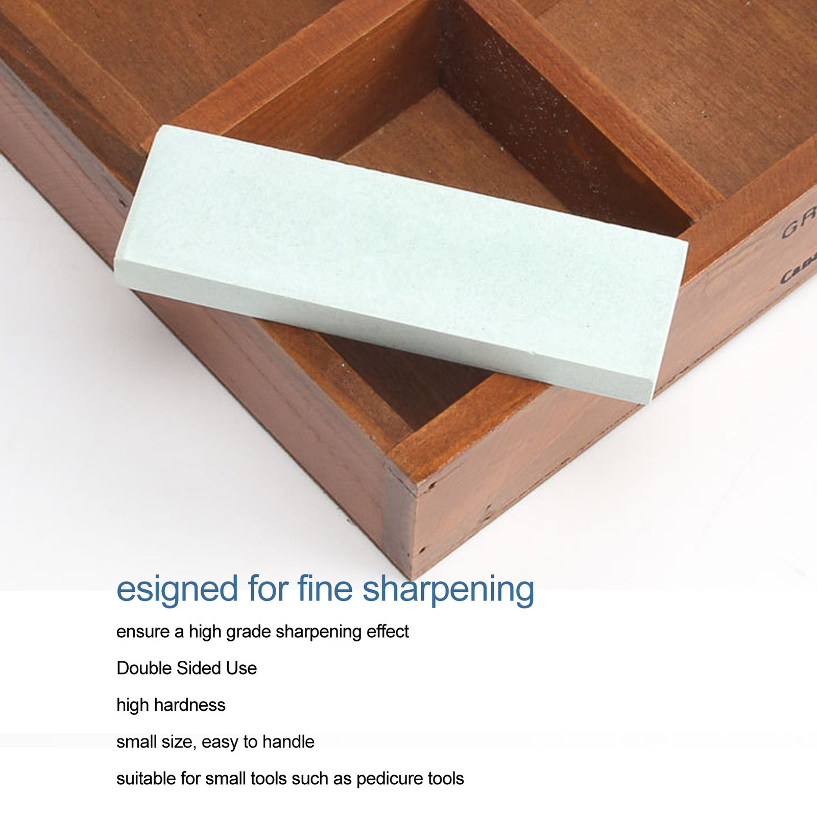 Pedicure Knife Sharpening Stone 1000 Grit Double Sided Professional Oil