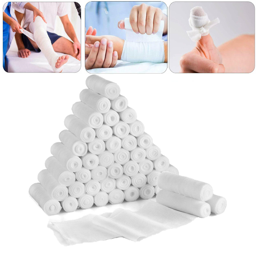 Medical 24 36 48 Bulk Pack Gauze Stretch Bandage Roll 4 Inch 4 Yards