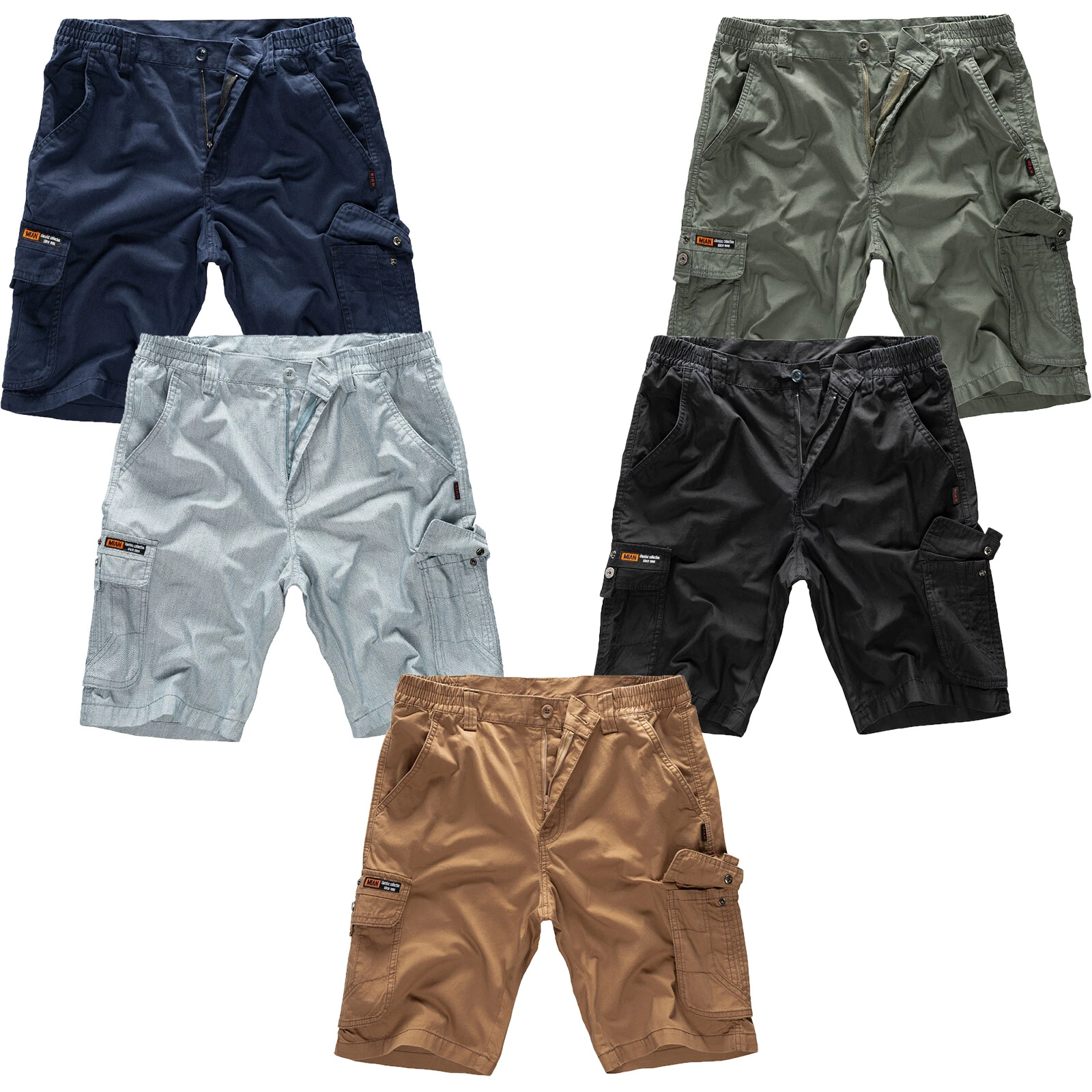 Men's cargo shorts summer Bermuda shorts short pants men's shorts H-178 New
Opens in a new window or