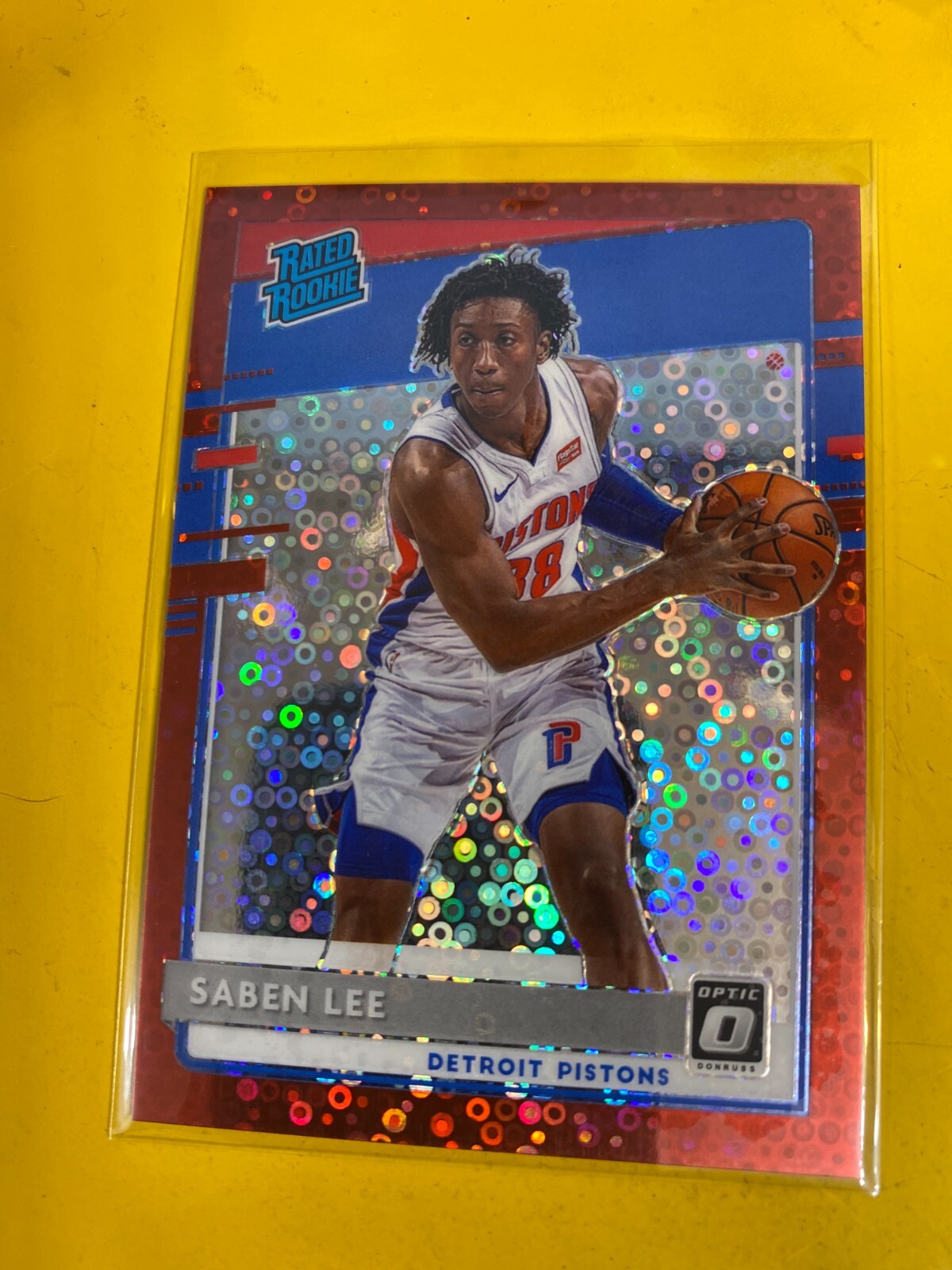 RS8019 2020-21 Donruss Optic Fast Break Red #191 Saben Lee RATED ROOKIE #66/85