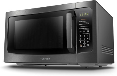 Smart Sensor 1.6 Cu.Ft Black Stainless Steel Microwave Oven, 1200W