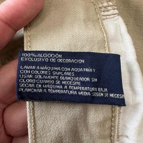 U.S. Polo Assn. Cargo Shorts Relaxed Fit Casual Khaki Beige Mens Size W46 - Picture 9 of 12