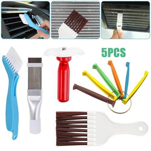 7pcs/1kit Air Conditioner Condenser Fin Cleaning Brush FCR-6 Comb