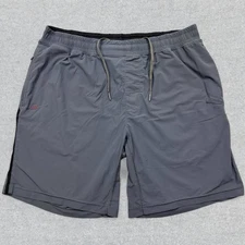Rhone Versatility Shorts Mens XL Gray Drawstring Stretch Athleisure Gym Training