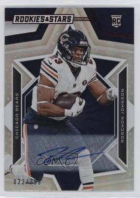 2023 Rookies & Stars Longevity Signatures /299 Roschon Johnson #178 Auto RC 16wc