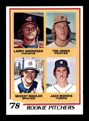 1978 Topps #703 Andersen/Jones/Mahler/Morris Rookie Pitchers NM X3262293