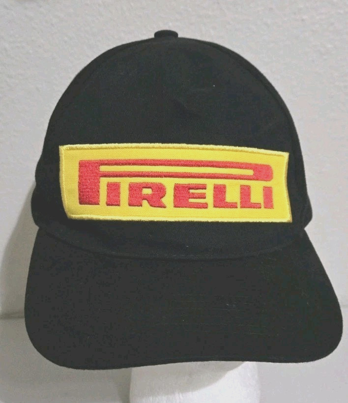 Nice Black  Embroidered Patch Pirelli Baseball Ca… - image 1