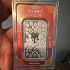 Asahi Refining 1 oz .999 Fine Silver Bar Bright & Blessed Diwali in Assay