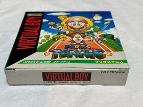 Mario&rsquo;s Tennis Virtual Boy Japan NTSC‑J New Unused Box Manual Nintendo 1995 Rare