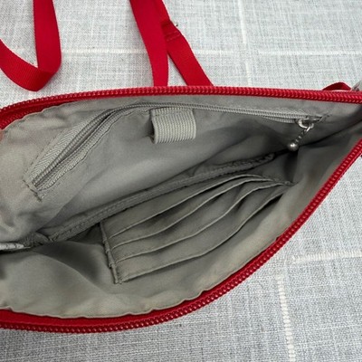Baggallini Plaza Mini Crossbody Bag Red Wristlet Travel Bag | eBay